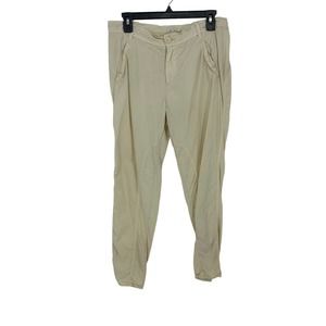 James Perse pants women’s size 1/small cream tencel inner drawstring